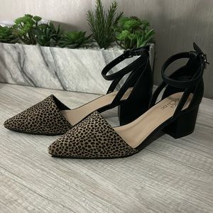 Jessica Cline chunky heels